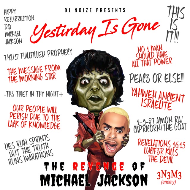 Yestirday Is Gone - The Revenge Of Michael Jackson cover